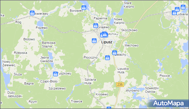 mapa Konitop, Konitop na mapie Targeo