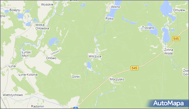 mapa Koniuszyn, Koniuszyn na mapie Targeo