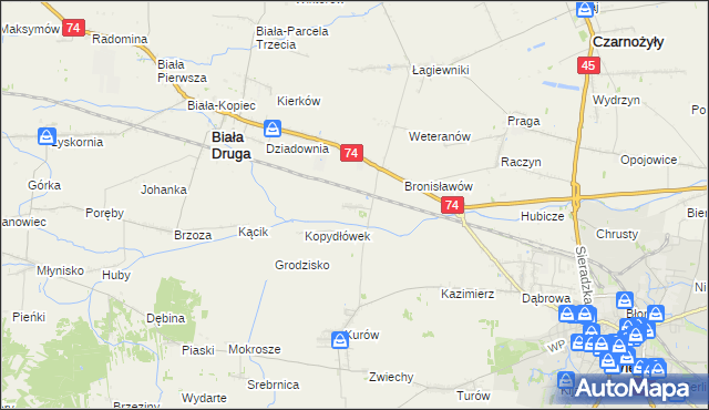 mapa Kopydłów, Kopydłów na mapie Targeo