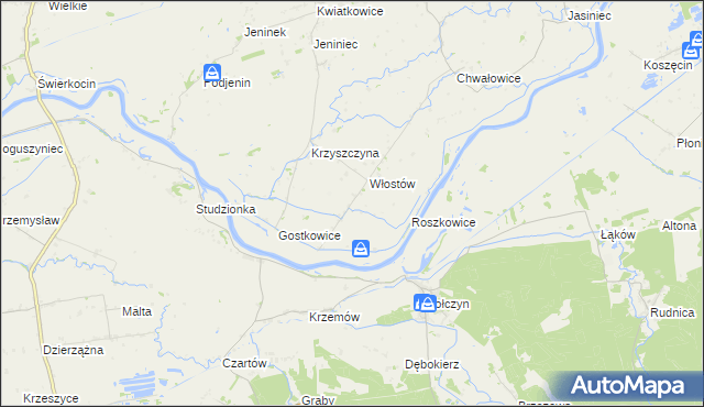 mapa Krzyszczynka, Krzyszczynka na mapie Targeo