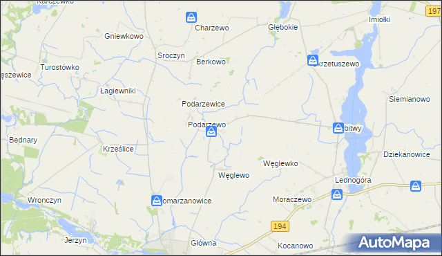 mapa Latalice, Latalice na mapie Targeo