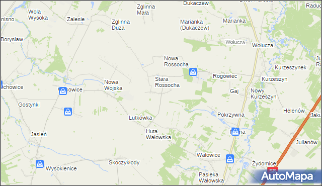 mapa Linków, Linków na mapie Targeo