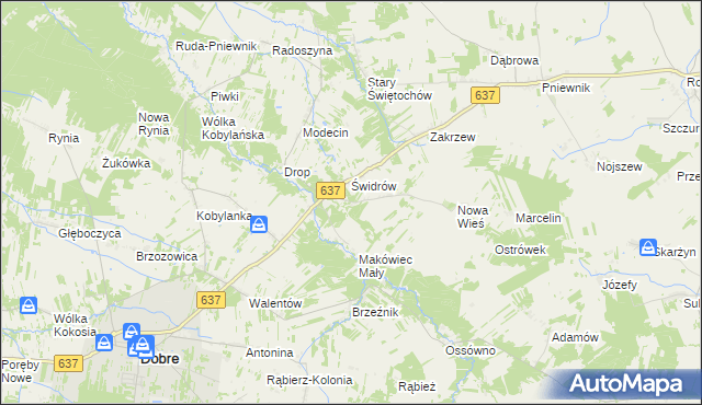 mapa Makówiec Duży, Makówiec Duży na mapie Targeo