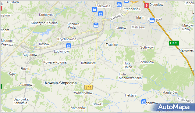 mapa Mazowszany, Mazowszany na mapie Targeo