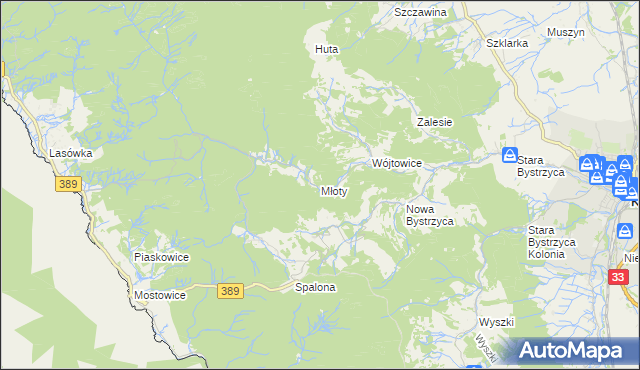 mapa Młoty, Młoty na mapie Targeo