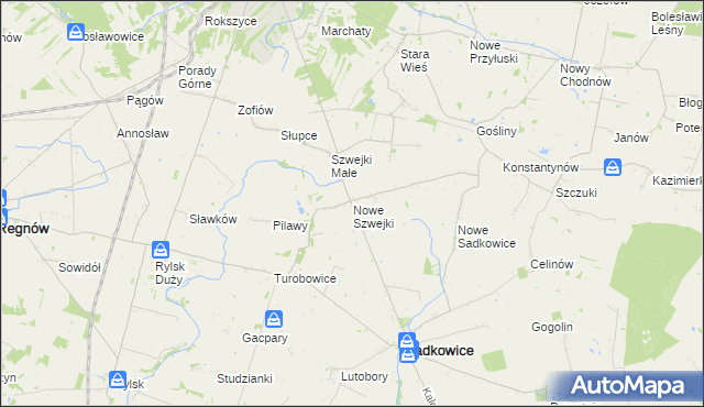 mapa Nowe Szwejki, Nowe Szwejki na mapie Targeo