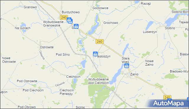 mapa Piastoszyn, Piastoszyn na mapie Targeo