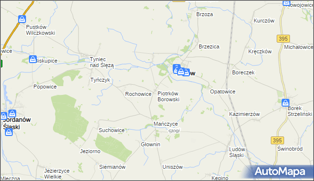 mapa Piotrków Borowski, Piotrków Borowski na mapie Targeo