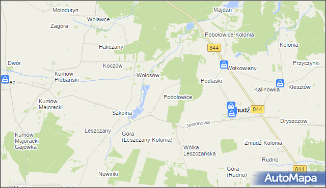 mapa Pobołowice, Pobołowice na mapie Targeo