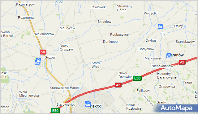 mapa Podoryszew, Podoryszew na mapie Targeo