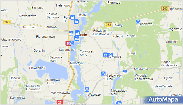 mapa Półwiosek Nowy, Półwiosek Nowy na mapie Targeo