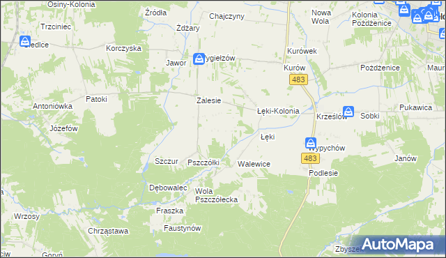 mapa Przecznia, Przecznia na mapie Targeo