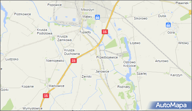 mapa Przedbojewice, Przedbojewice na mapie Targeo