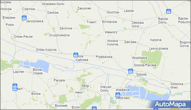 mapa Przezwiska, Przezwiska na mapie Targeo