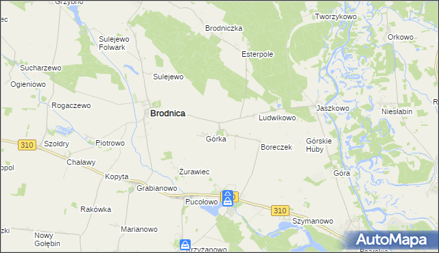 mapa Przylepki, Przylepki na mapie Targeo