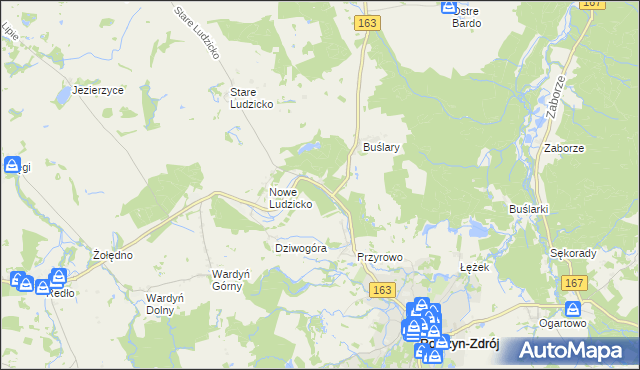 mapa Przyrówko, Przyrówko na mapie Targeo