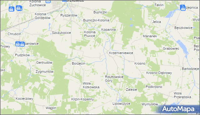 mapa Rdułtowice, Rdułtowice na mapie Targeo