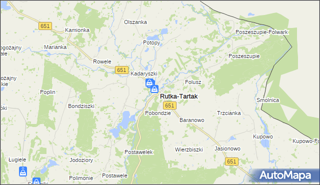 mapa Rutka-Tartak, Rutka-Tartak na mapie Targeo