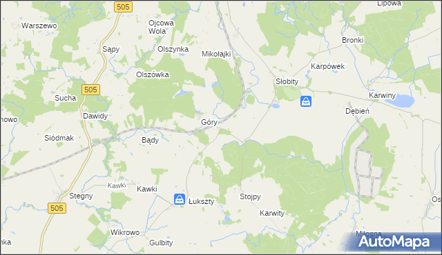 mapa Słobity-Stacja, Słobity-Stacja na mapie Targeo