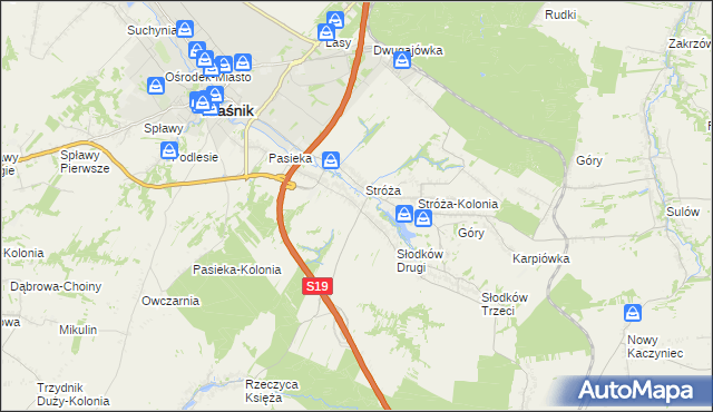 mapa Słodków Pierwszy, Słodków Pierwszy na mapie Targeo