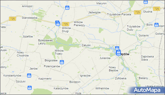 mapa Śmiechówek, Śmiechówek na mapie Targeo