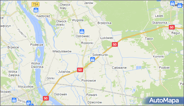 mapa Sobiekursk, Sobiekursk na mapie Targeo