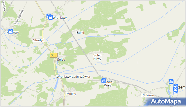 mapa Solec Nowy, Solec Nowy na mapie Targeo