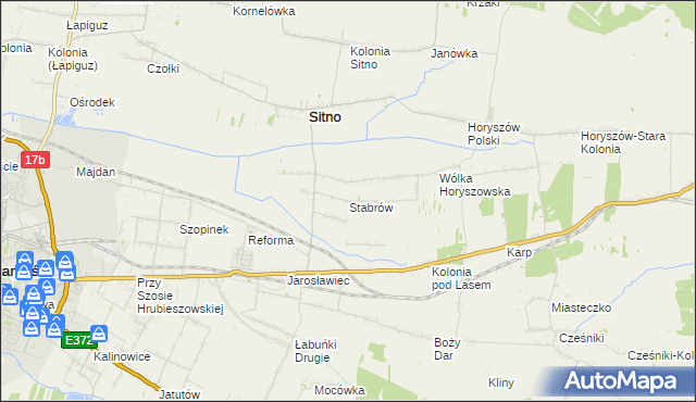 mapa Stabrów, Stabrów na mapie Targeo