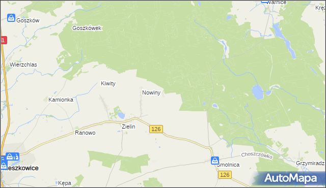 mapa Starzyn, Starzyn na mapie Targeo