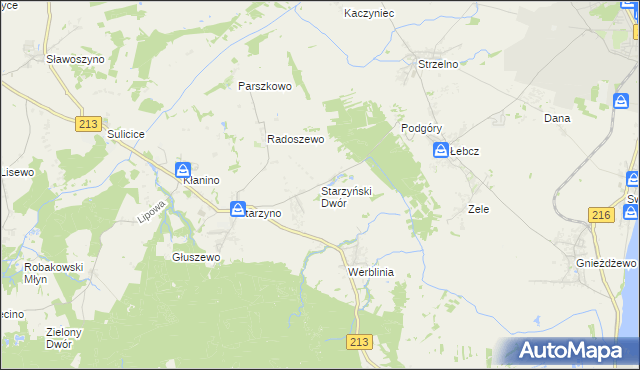 mapa Starzyński Dwór, Starzyński Dwór na mapie Targeo