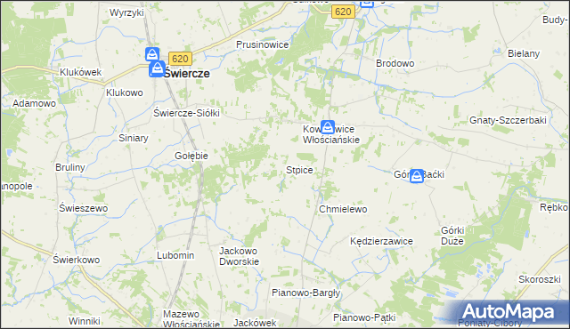 mapa Stpice, Stpice na mapie Targeo