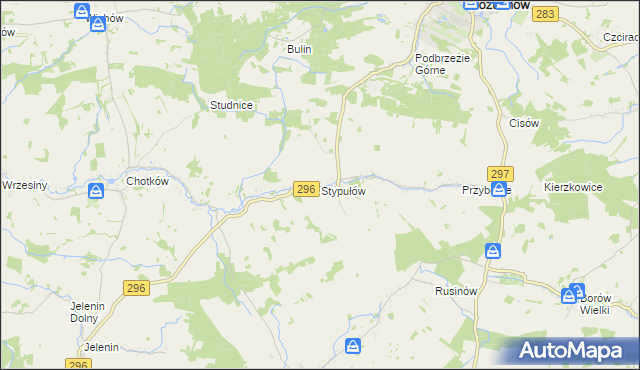 mapa Stypułów, Stypułów na mapie Targeo