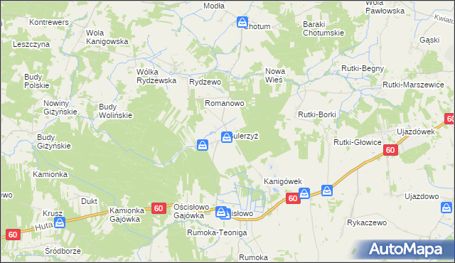 mapa Sulerzyż, Sulerzyż na mapie Targeo