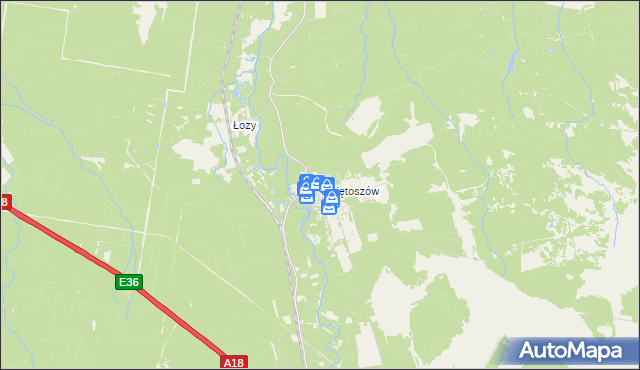 mapa Świętoszów, Świętoszów na mapie Targeo