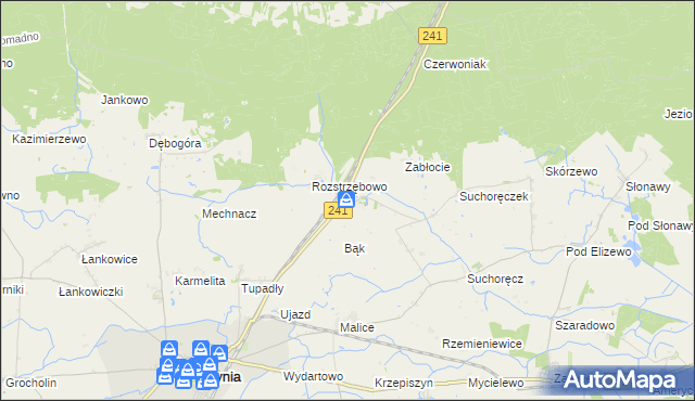 mapa Szczepice, Szczepice na mapie Targeo