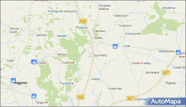 mapa Szulmierz, Szulmierz na mapie Targeo