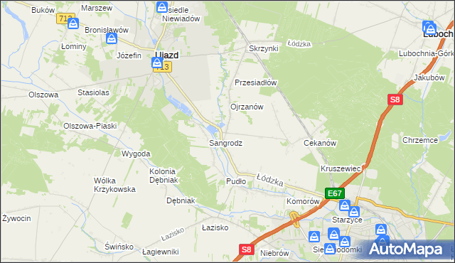 mapa Tobiasze, Tobiasze na mapie Targeo