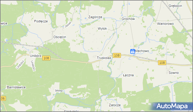 mapa Truskolas, Truskolas na mapie Targeo