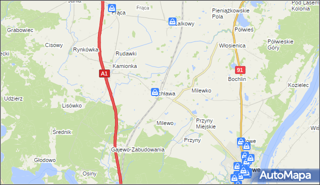 mapa Twarda Góra, Twarda Góra na mapie Targeo