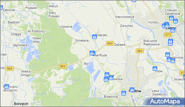 mapa Wał-Ruda, Wał-Ruda na mapie Targeo