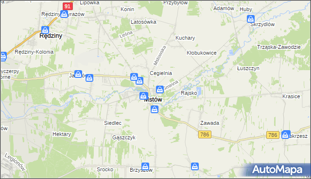 mapa Wancerzów, Wancerzów na mapie Targeo