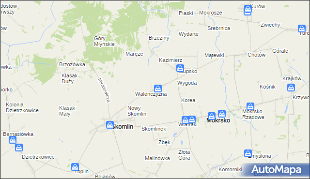 mapa Wichernik, Wichernik na mapie Targeo