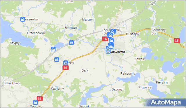 mapa Wrócikowo, Wrócikowo na mapie Targeo