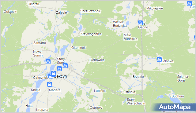 mapa Wrzosowisko, Wrzosowisko na mapie Targeo