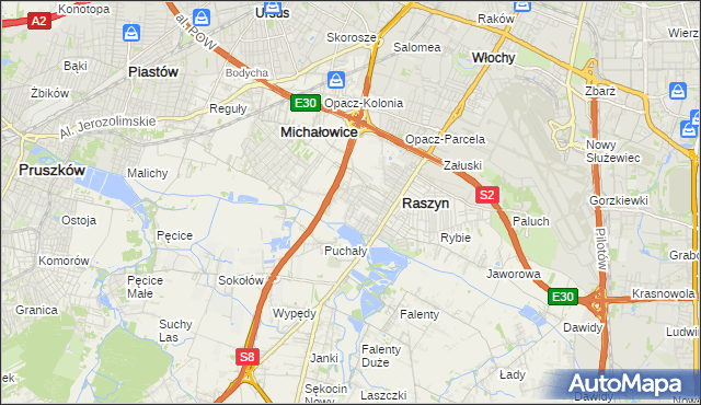 mapa Nowe Grocholice, Nowe Grocholice na mapie Targeo