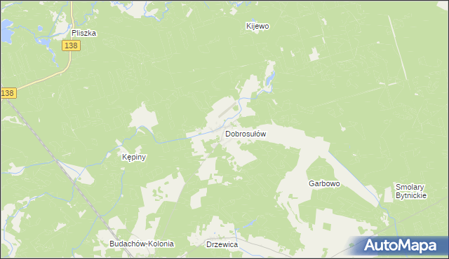 mapa Dobrosułów, Dobrosułów na mapie Targeo