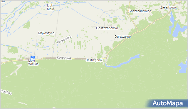 mapa Kijów gmina Drezdenko, Kijów gmina Drezdenko na mapie Targeo