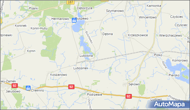 mapa Przystanki, Przystanki na mapie Targeo