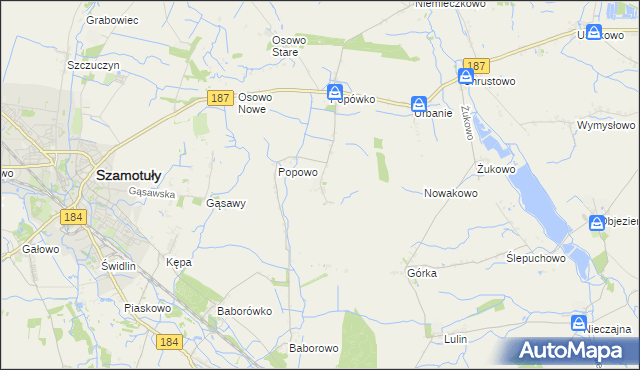 mapa Wychowaniec, Wychowaniec na mapie Targeo