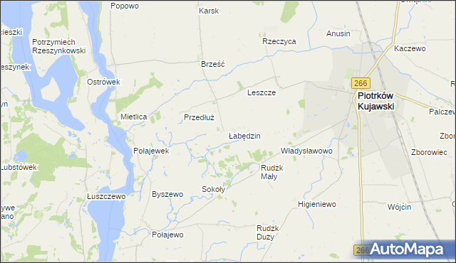 mapa Łabędzin, Łabędzin na mapie Targeo